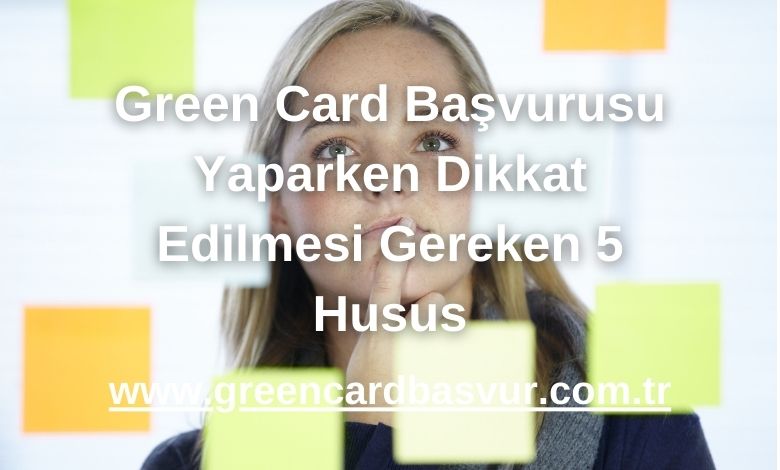 Green Card başvuruları