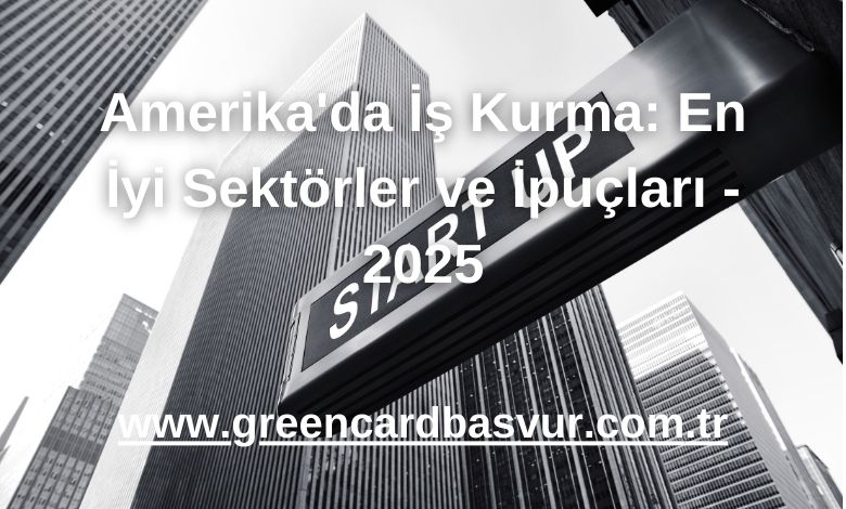 Amerika'da İş Kurma: En İyi Sektörler ve İpuçları - 2025